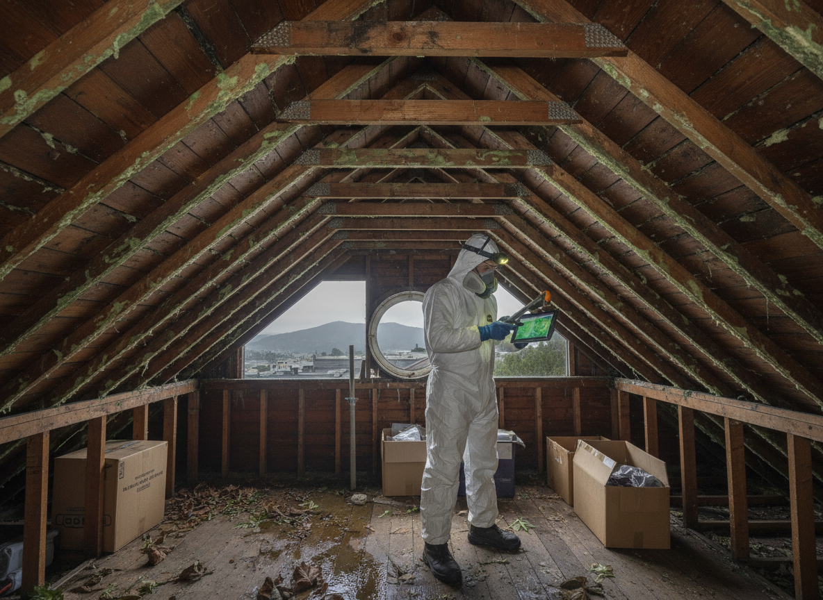 Inspecting Twin Peaks Attics for Mold After Heavy Rains
