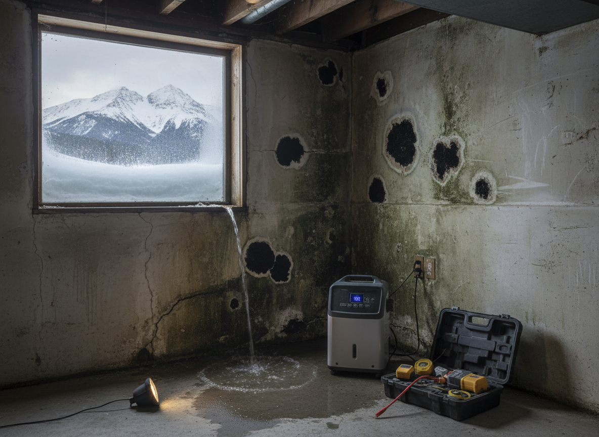 Mold Risks From Snow Melt in Twin Peaks Mountain Homes